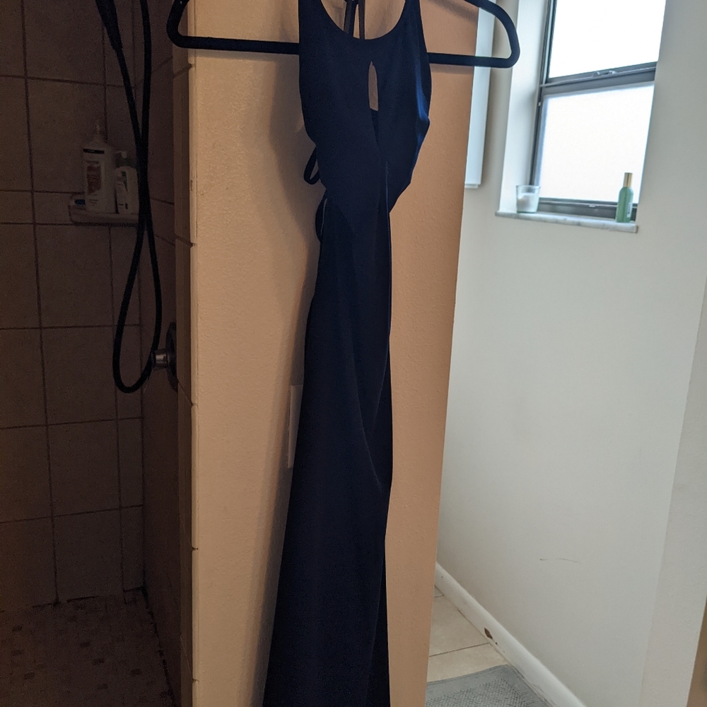 Navy prom dress